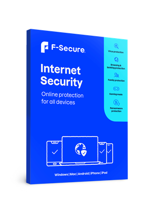 Bild på F-Secure Internet Protection 1 användare månadskostnad